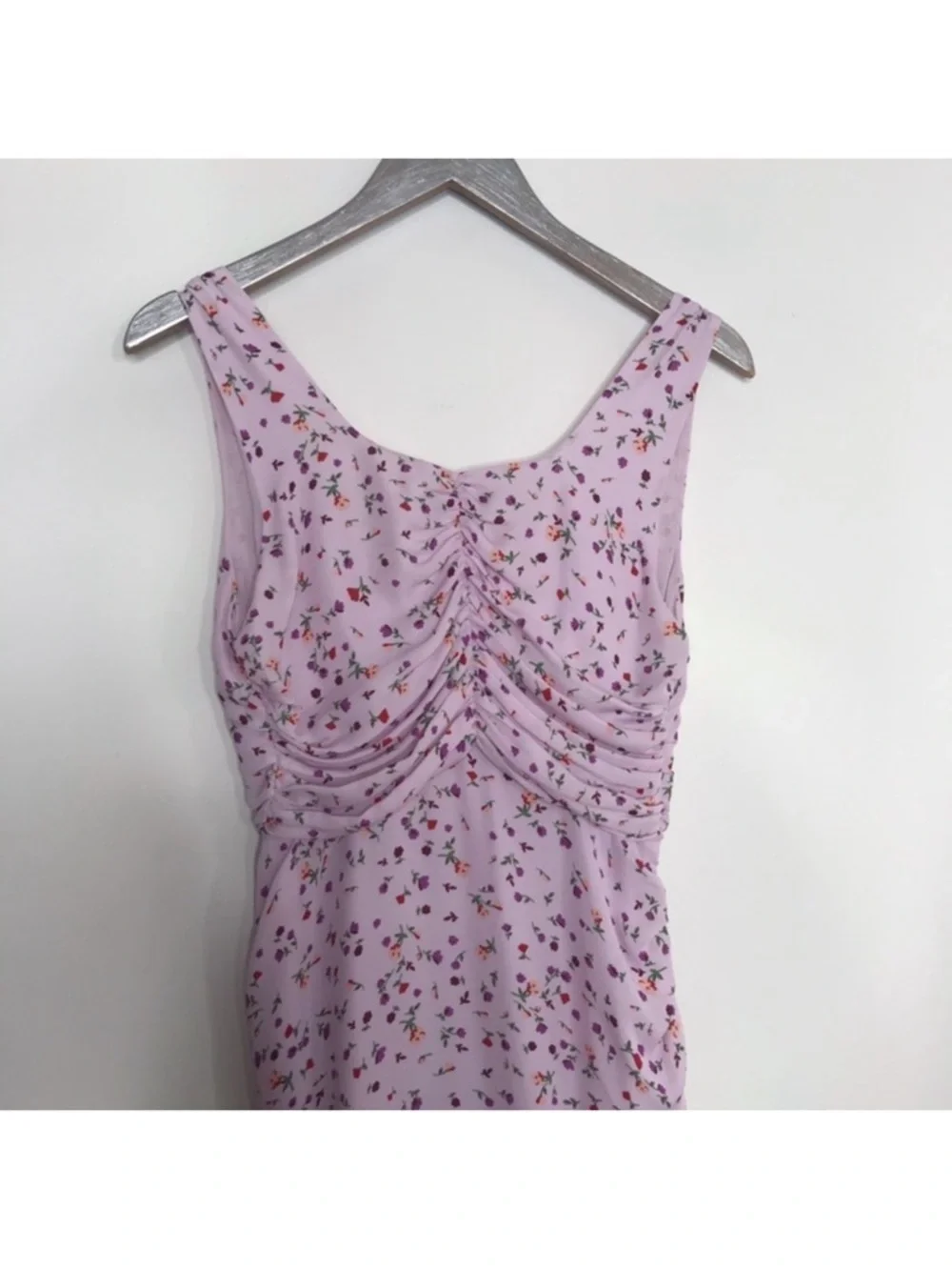 NICHOLAS Pink Floral DRESS Size 10 Silk